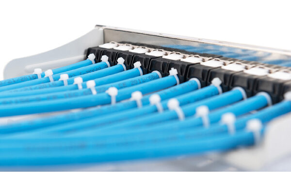 DIGITUS 10' modulair Patch Panel, 12 poorts, lichtgrijs