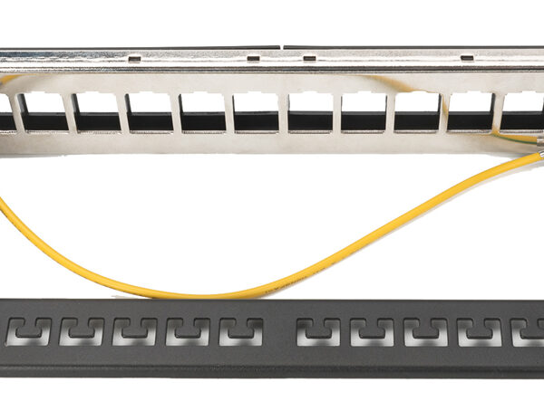 DIGITUS 10´ modulair Patch Panel voor Keystone modules, 12-poorts