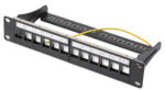 DIGITUS 10´ modulair Patch Panel voor Keystone modules, 12-poorts