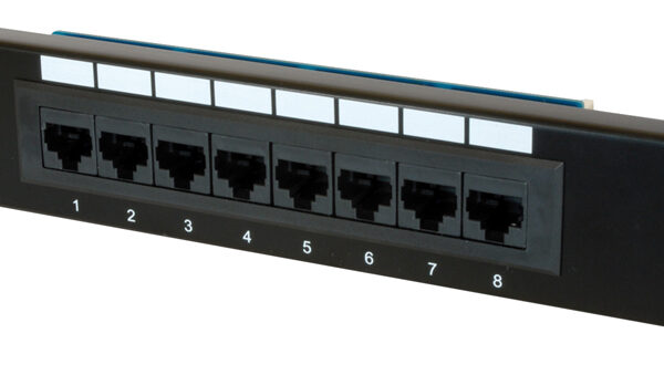 DIGITUS 10´ Patch Panel Cat. 5e, klasse D, 8 x RJ45, 1 HE