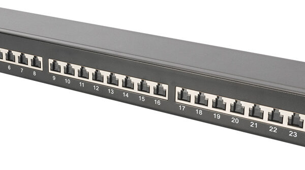 DIGITUS 19' Patch Panel, Cat. 6A, Klasse EA, 24-poorts