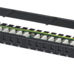 DIGITUS 19´ Patch Panel Cat. 6, klasse E, 24 poorts, zwart