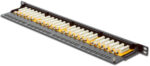 DIGITUS 19´ Patch Panel Cat.6, Klasse E, 24 x RJ45, 1 HE