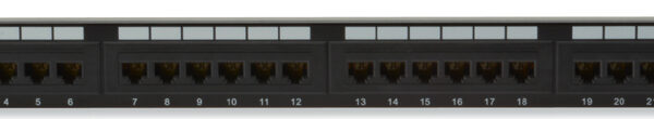 DIGITUS 19´ Patch Panel Cat.6, Klasse E, 24 x RJ45, 1 HE