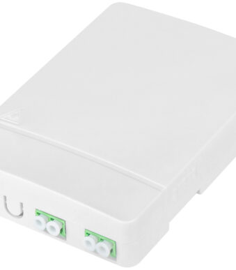 DIGITUS FTTH behuizing, 2 x LC/APC DX koppeling, wit