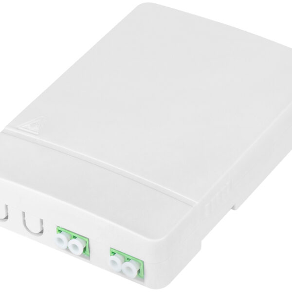 DIGITUS FTTH behuizing, 2 x LC/APC DX koppeling, wit