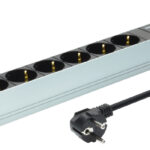 DIGITUS 19´ stekkerdozenlijst 7-voudig, met overspanningsbescherming