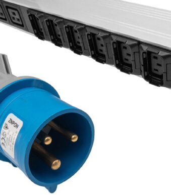 DIGITUS 19' koudapparaat-stopcontactenlijst, 28-voudig, zwart