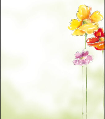 sigel Design-papier, DIN A4, 90 g/m2, motief ´Lente bloemen´, 50 vel
