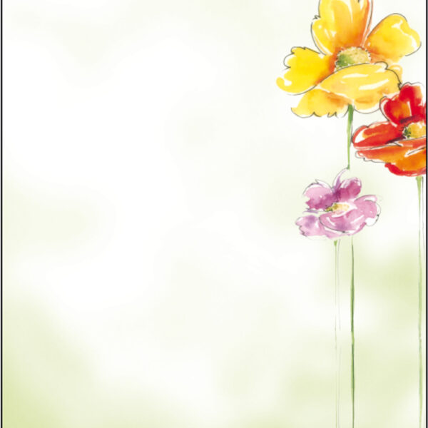 sigel Design-papier, DIN A4, 90 g/m2, motief ´Lente bloemen´, 50 vel