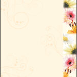 sigel Design-papier, DIN A4, 90 g/m2, motief ´Bloemenstijl´, 50 vel