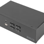 DIGITUS KVM-switch, 4-poorts, Dual-display, 4K, HDMI