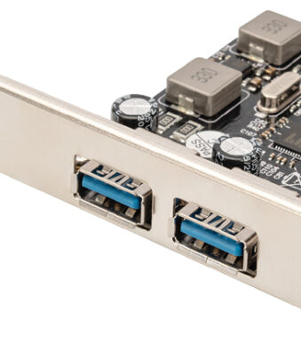 DIGITUS USB 3.0 PCI Express Add-On kaart, 2 poorten