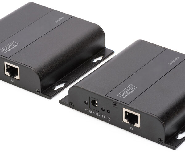 DIGITUS 4K HDMI Extender Set via Cat / IP, zwart