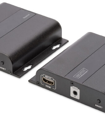 DIGITUS 4K HDMI Extender Set via Cat / IP, zwart