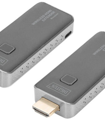 DIGITUS Wireless HDMI Extender set, 50 m, zwart
