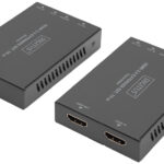 DIGITUS HDMI Extender set, 4K/60Hz, 70 m, zwart