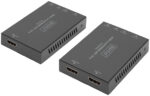 DIGITUS HDMI Extender set, 4K/60Hz, 70 m, zwart