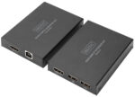 DIGITUS HDMI KVM IP Extender set, zwart