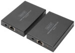 DIGITUS HDMI KVM IP Extender set, zwart