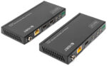 DIGITUS 4K HDBase HDMI Extender set, 150 m, zwart