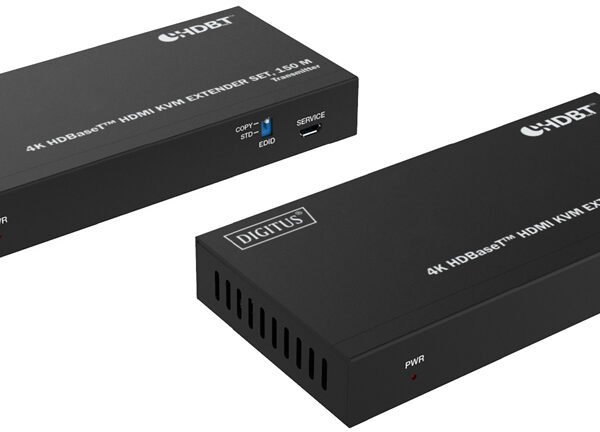 DIGITUS 4K HDBaseT HDMI KVM extender set, 150 m