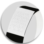 sigel evenementenbandjes ´Super Soft´, scheurvast, zwart