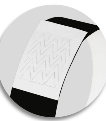 sigel evenementenbandjes ´Super Soft´, scheurvast, zwart