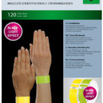 sigel evenementenbandjes ´Super Soft´, fluorescerend, assorti