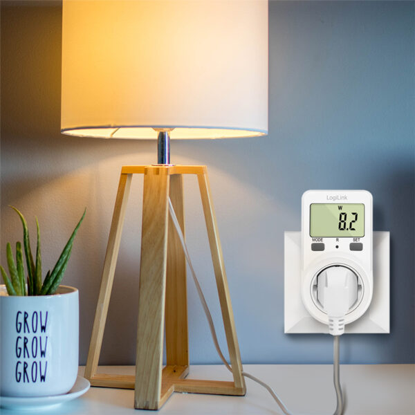 LogiLink energiekostenmeter, wit