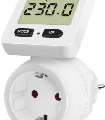 LogiLink energiekostenmeter, display 180 graden draaibaar, wit