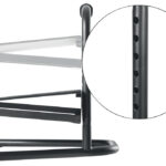 LogiLink voetensteun, hoogteverstelbaar, zwart