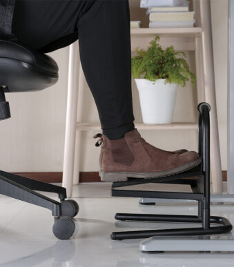 LogiLink voetensteun, hoogteverstelbaar, zwart