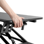 LogiLink zit/sta werkplek voor 1 monitor, zwart