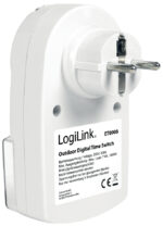 LogiLink digitale tijdschakelklok Outdoor, IP44, wit