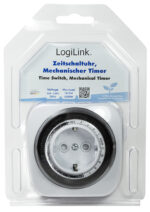 LogiLink mechanische tijdschakelklok voor binnentoepassing, wit
