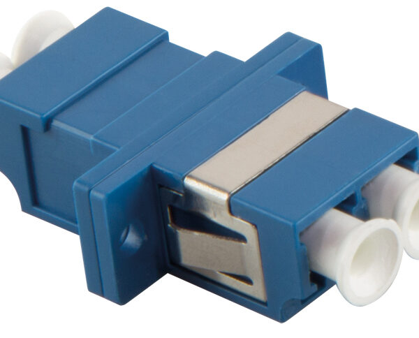LogiLink LWL koppeling, 2x LC-Duplex, Multimode, OS1/2, blauw