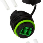 LogiLink LWL koppeling met beschermkap, LC-Duplex, IP68