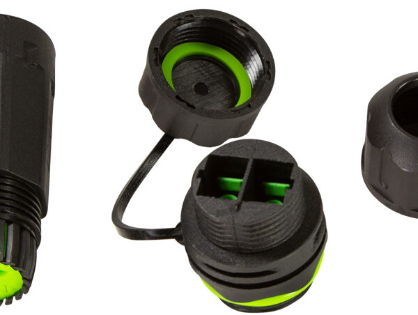 LogiLink LWL koppeling met beschermkap/kabelmof, SC-Duplex