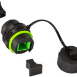 LogiLink LWL koppeling met beschermkap, SC-Simplex, IP68