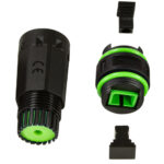 LogiLink LWL koppeling met 2 kabelmoffen, SC-Simplex, IP68