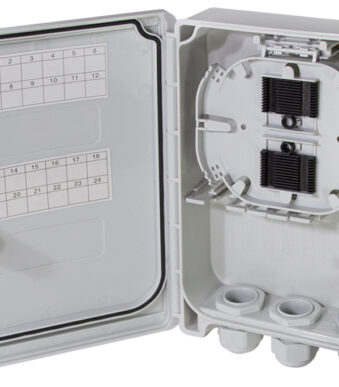 LogiLink FTTH/FTTB-aansluitbehuizing, voor max. 24 glasvezels