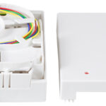 LogiLink FTTH aansluitbox, 2x LCD/APC, 20 m installatiekabel, wit