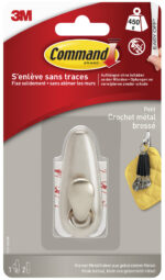 3M Command metalen haak ´Classic´, grootte: S, zilver
