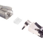 FLEXLINE RJ45 stekker voor ronde kabel, Cat. 5-6A, afgeschermd