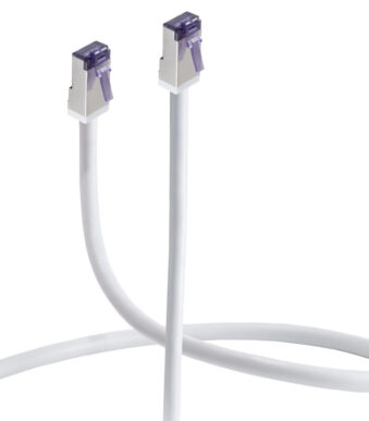 FLEXLINE patchkabel, Cat. 6A, S/FTP, zeer flexibel, grijs, 0,25 m