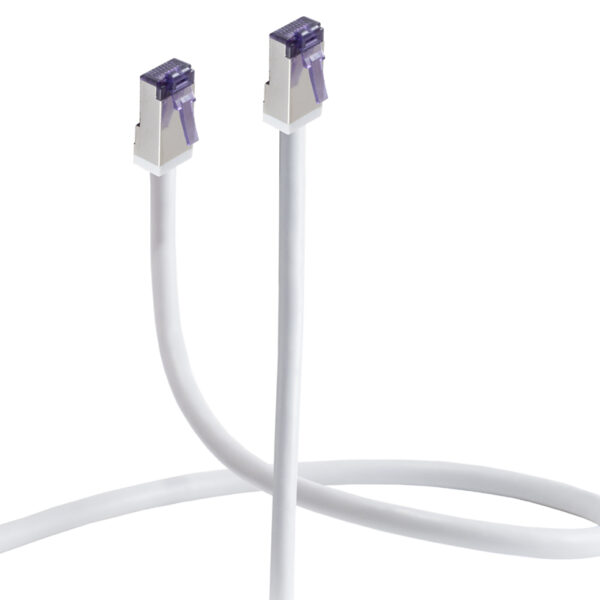 FLEXLINE patchkabel, Cat. 6A, S/FTP, zeer flexibel, grijs, 0,25 m