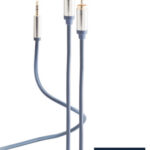 FLEXLINE audiokabel, 2 x cinch stekker - 3,5 mm jackplug, 3,00 m