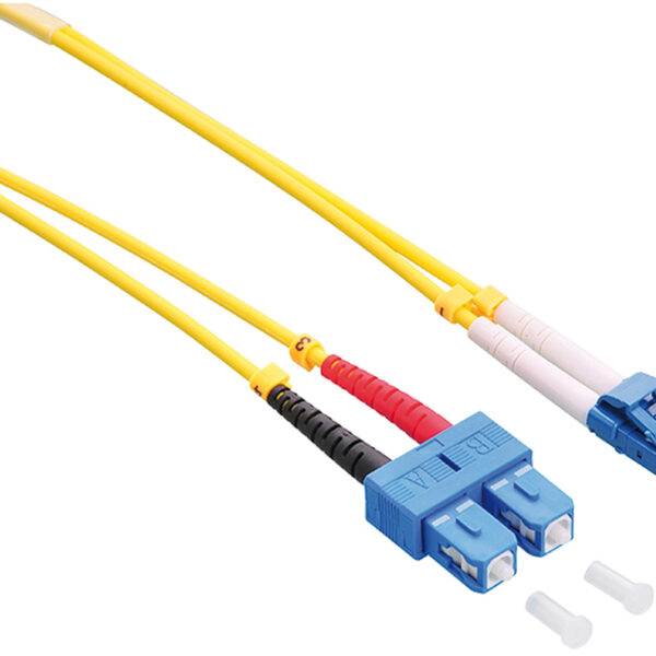 LogiLink LWL patchkabel, LC-Duplex - SC-Duplex, OS2, 1,0 m