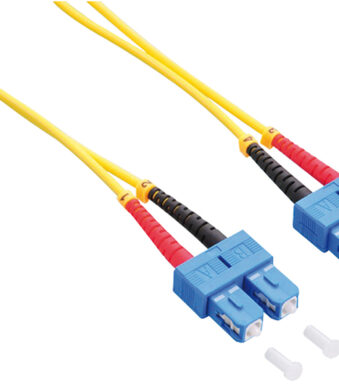 LogiLink LWL patchkabel, SC-Duplex - SC-Duplex, OS2, 1, 0 m